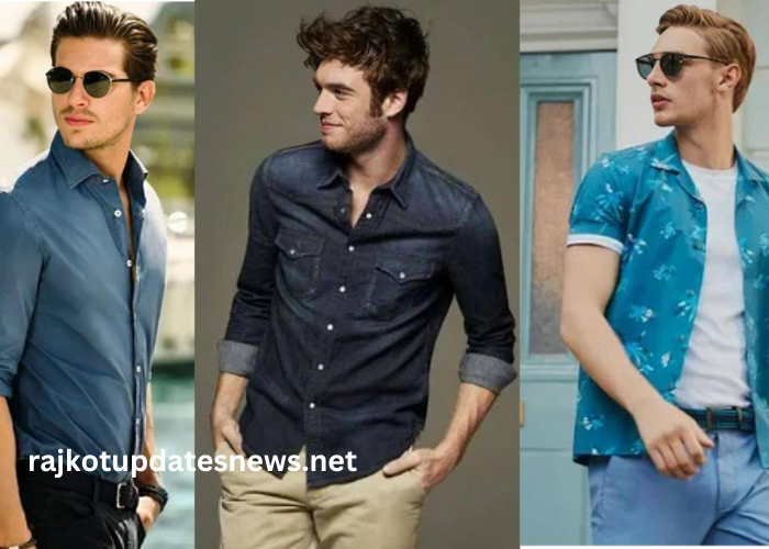 299 Rs Only Flower Style Casual Men Shirt Long Sleeve thesparkshop.in